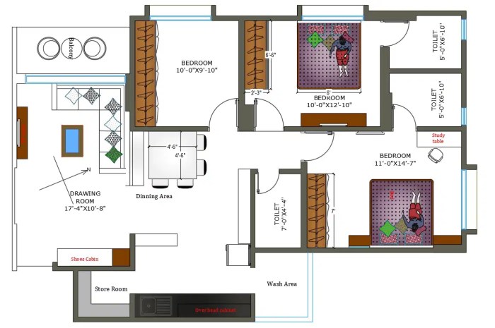 Desain rumah minimalis 2 dimensi autocad