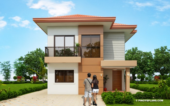 Desain rumah lb 50m lt 105m2