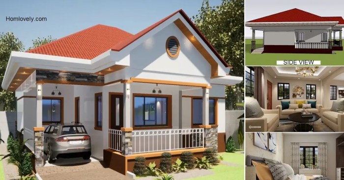 Desain rumah lantai 2 10x11