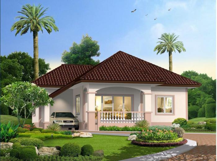 Desain rumah minimalis 1 lantai pinterest