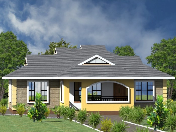 Desain rumah melebar 3 kamar