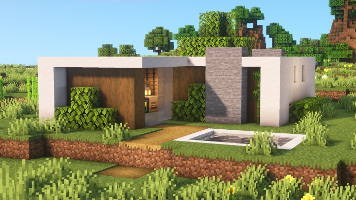 Desain rumah minecraft pc