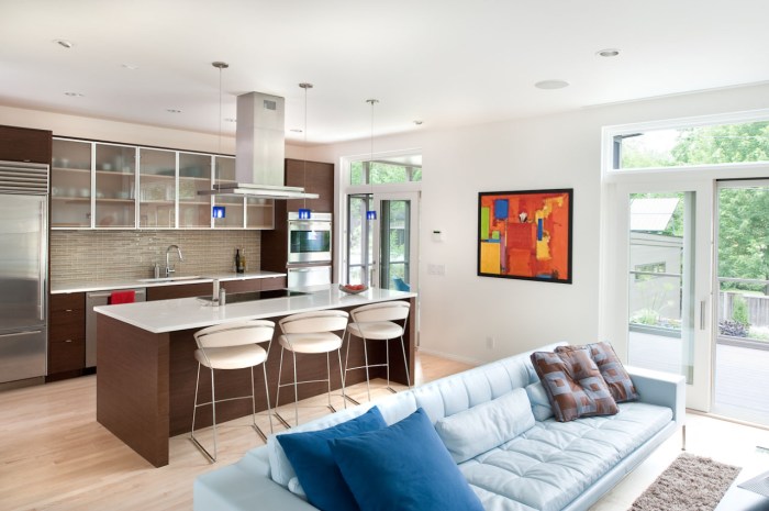 Living room combined kitchen amazing ideas design houzz via