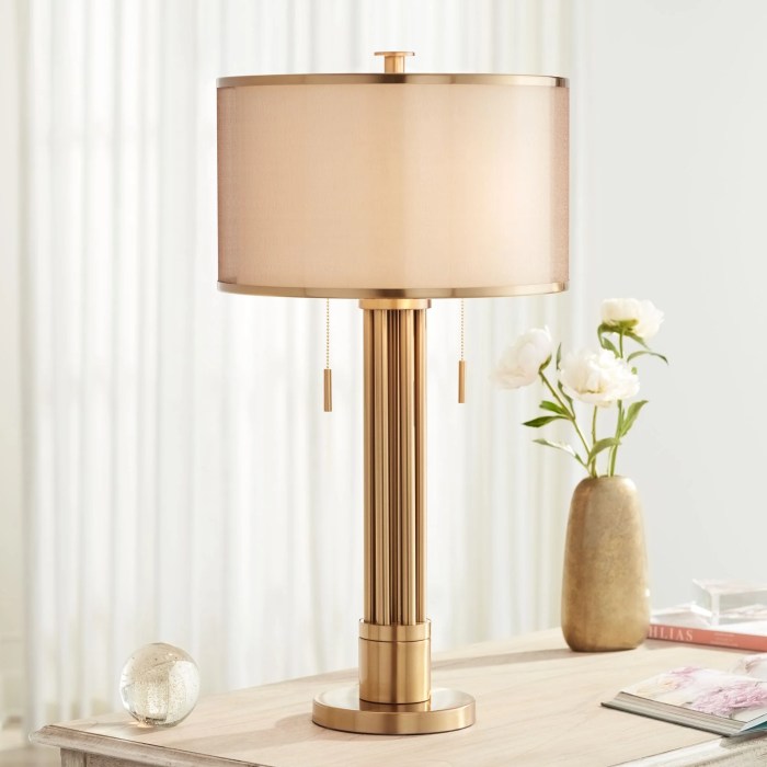 Wohnzimmer lampe gold